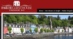 failte guest house website